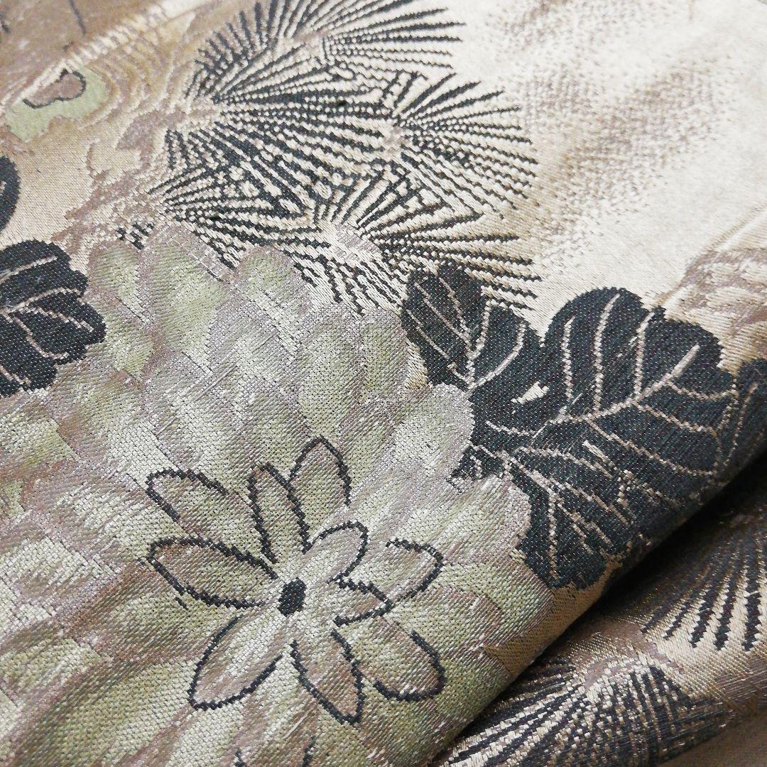 海外コレクター向け戦前後旧家蔵出時代鳳凰図柄長さ３、６Ｍ横幅３１㌢着物帯当時物