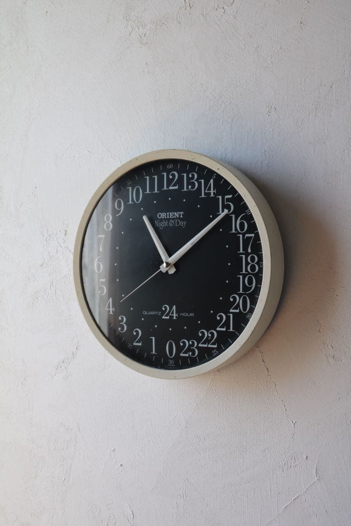 掛け時計　オリエント　ビンテージ　80s ミッドセンチュリー　ポストモダン