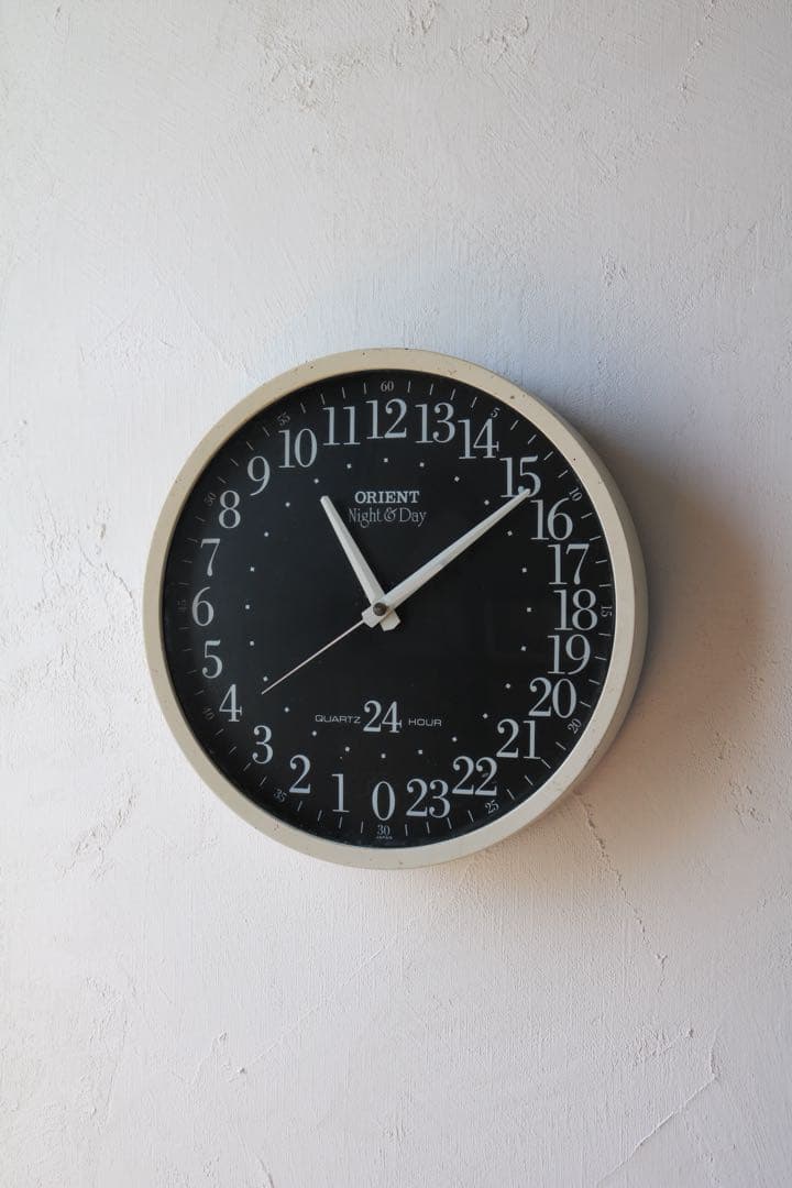 掛け時計　オリエント　ビンテージ　80s ミッドセンチュリー　ポストモダン