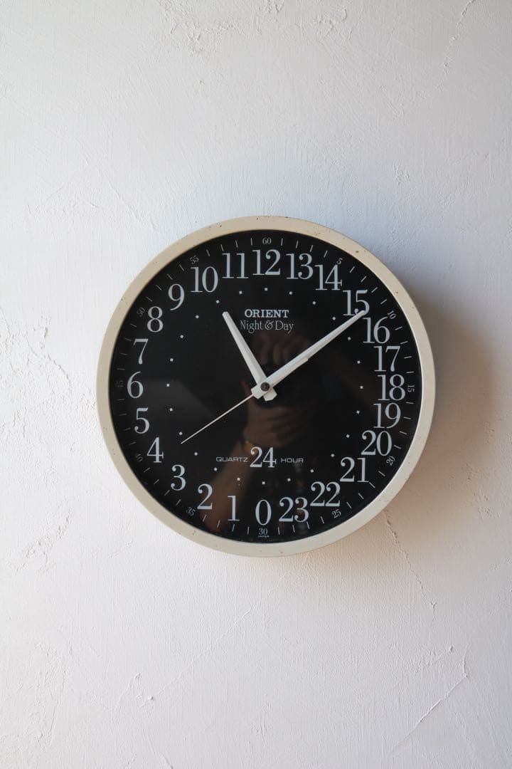 掛け時計　オリエント　ビンテージ　80s ミッドセンチュリー　ポストモダン