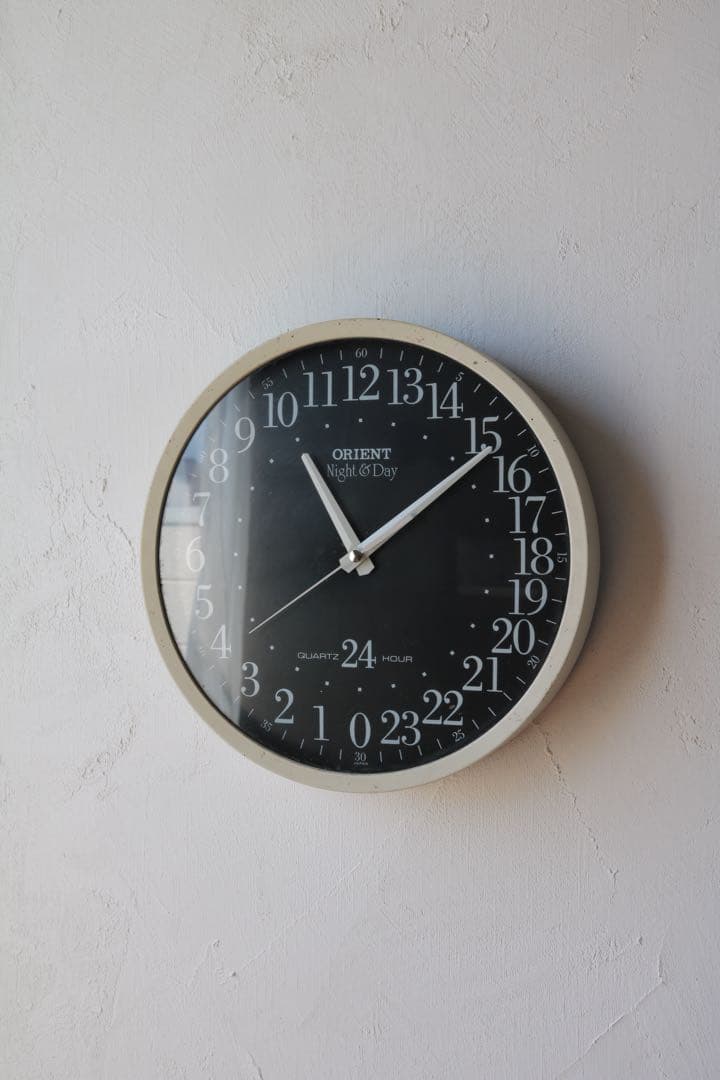 掛け時計　オリエント　ビンテージ　80s ミッドセンチュリー　ポストモダン