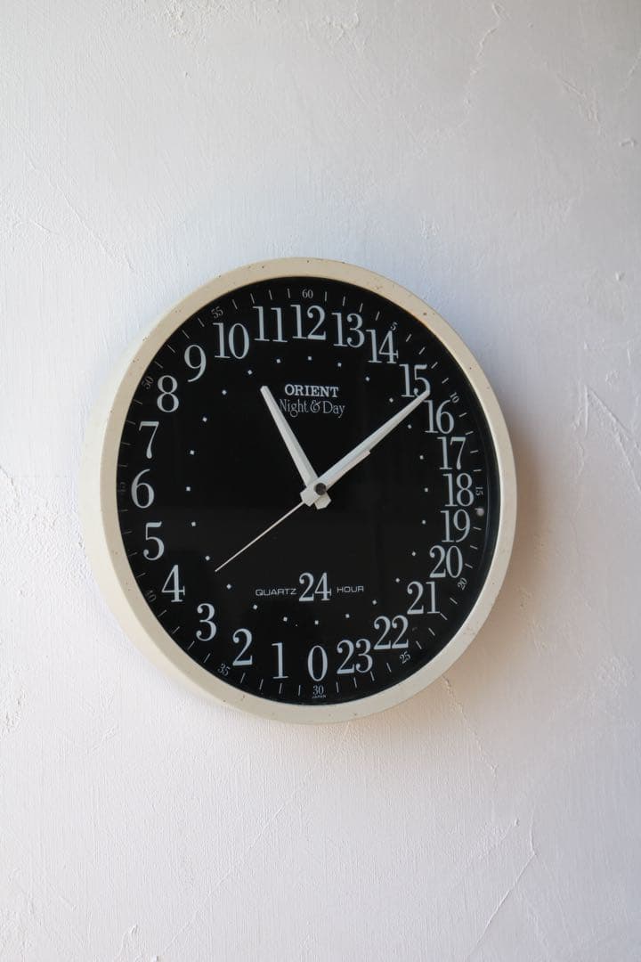 掛け時計　オリエント　ビンテージ　80s ミッドセンチュリー　ポストモダン