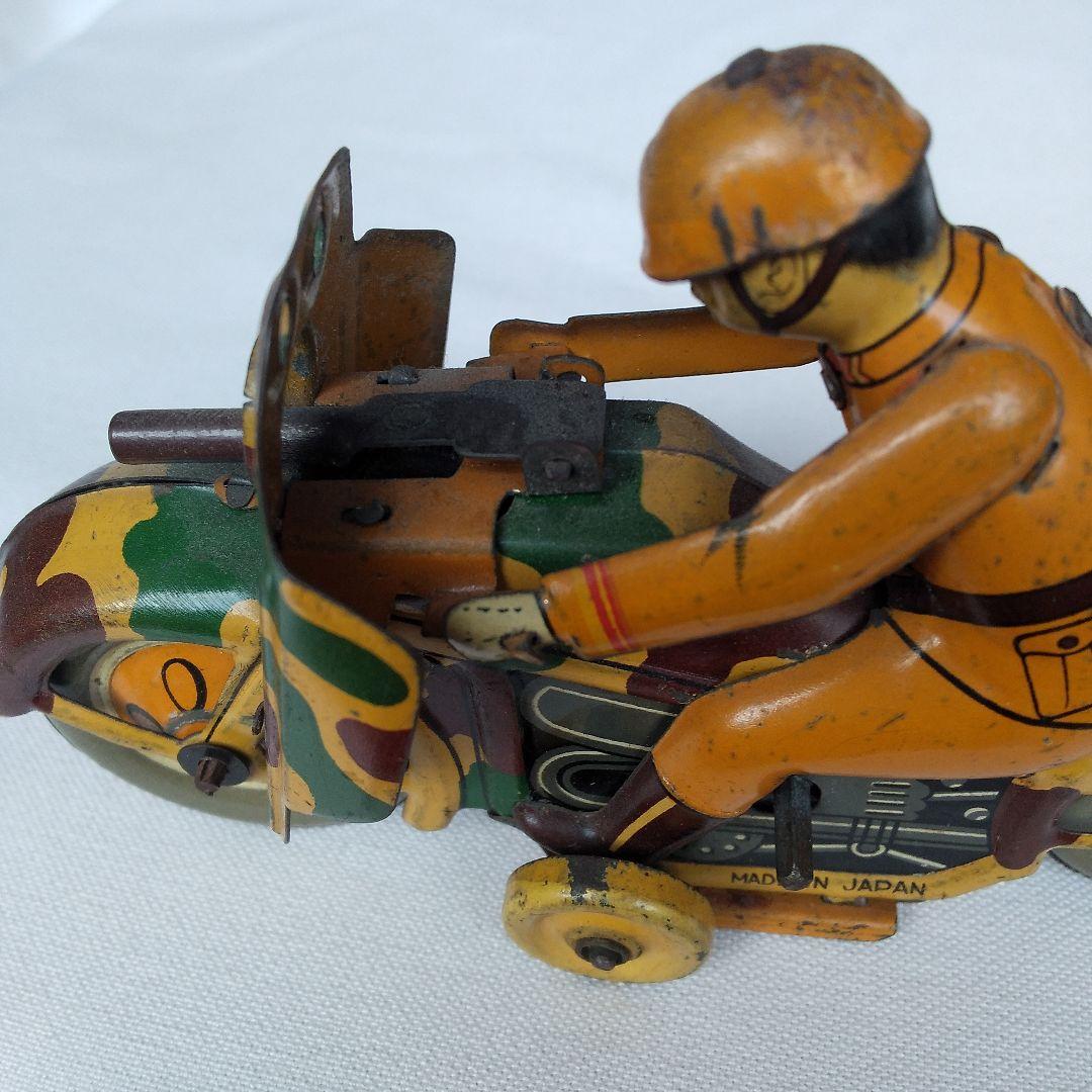 旧日本軍 ブリキ バイク オートバイ 昭和 レトロ ビンテージ アンティーク