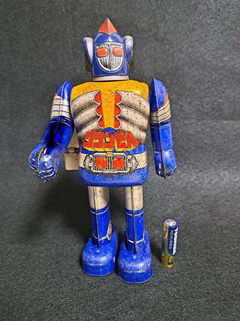 超激レア ポピー宇宙鉄人キョーダイン グランゼル ゼンマイ ブリキ