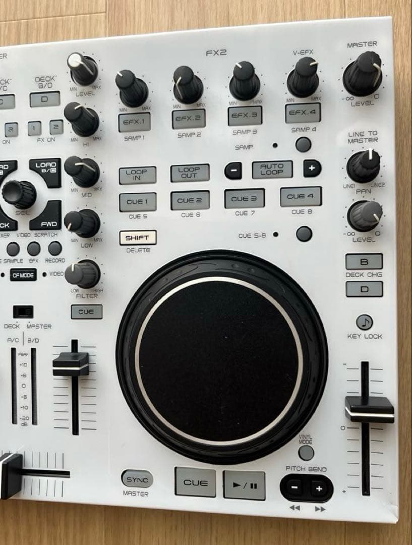 ①DENON DJ MC3000 DJコントローラー 限定白パネル