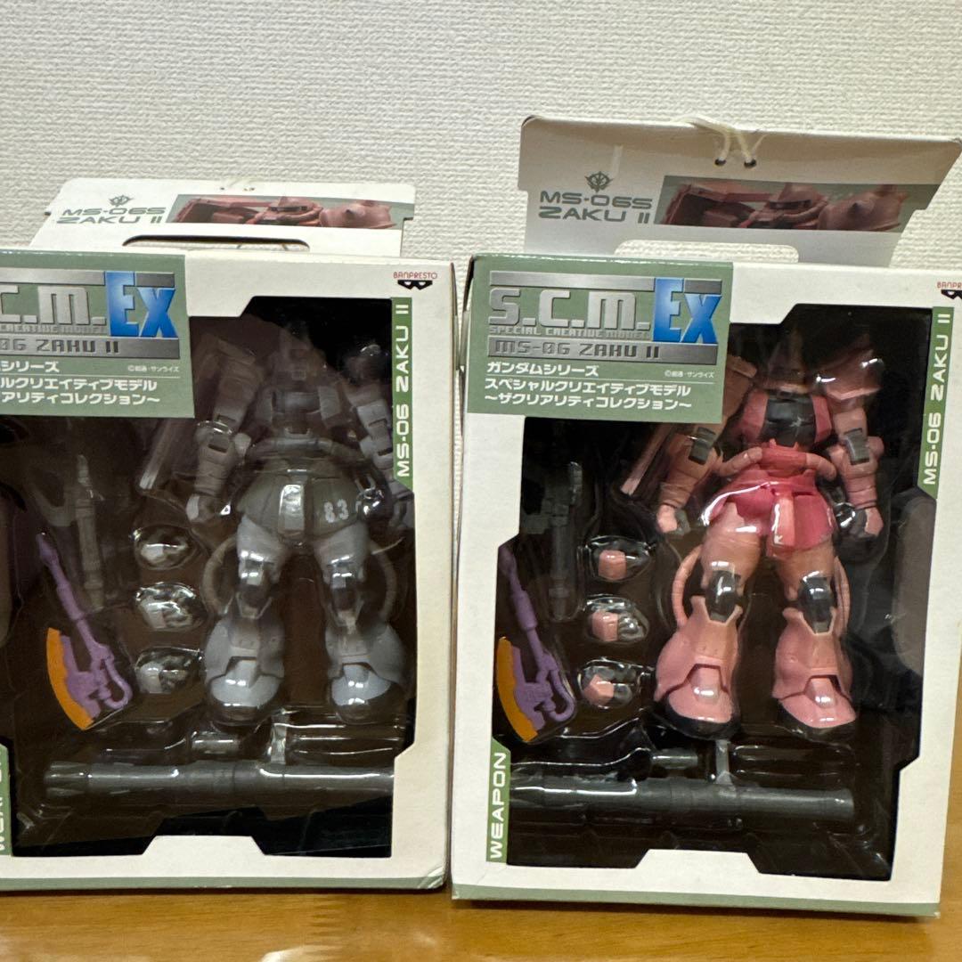 ガンダムスペシャルクリエイティブモデル ザクリアリティコレクション3体