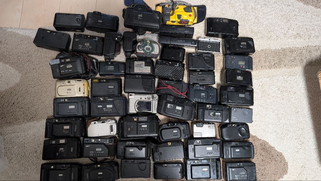コンパクトフィルムカメラセット 50台以上ジャンクまとめ売り