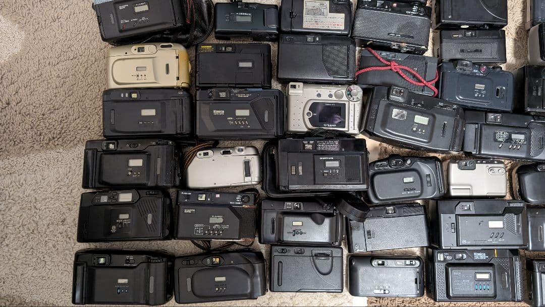 コンパクトフィルムカメラセット 50台以上ジャンクまとめ売り