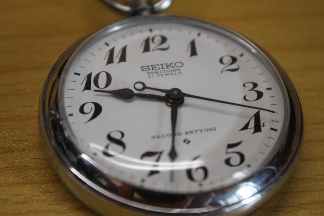 門鉄　昭和50年　懐中時計　SEIKO　鉄道　門司鉄道管理局　時計