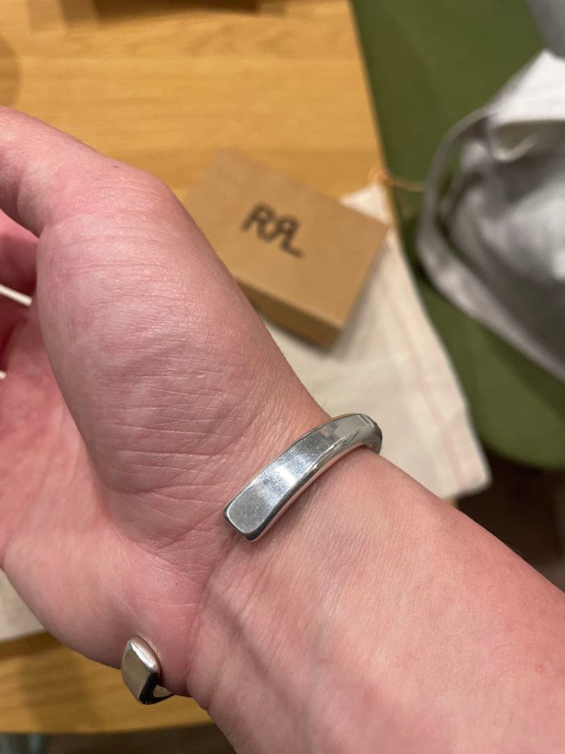 RRL ダブルアールエル　シルバー バングル Mサイズ