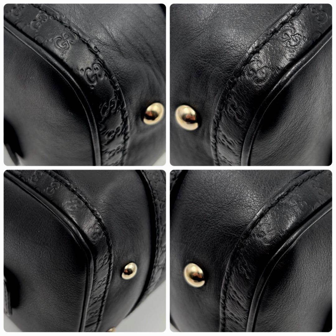 ✨極美品✨　GUCCI ハンドバック　シマ　2way ミニボストン　希少　付属品