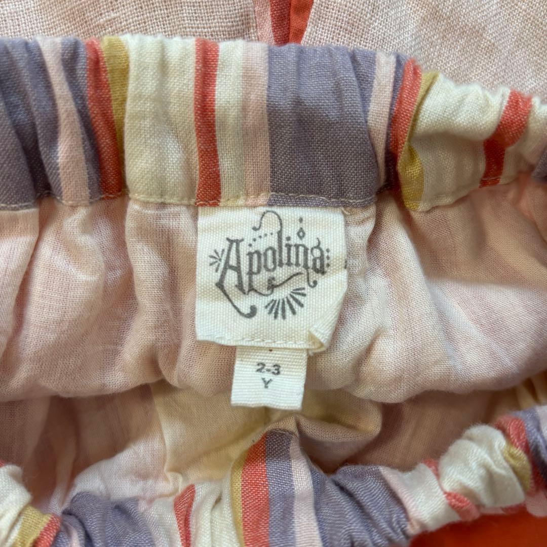 apolina パッチワーク パンツ 2-3y