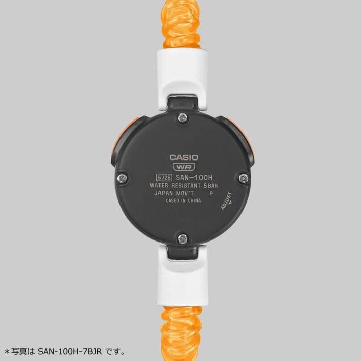 CASIO サウナ時計サ時計ホワイト SAN-100H-7BJプライスタグ付