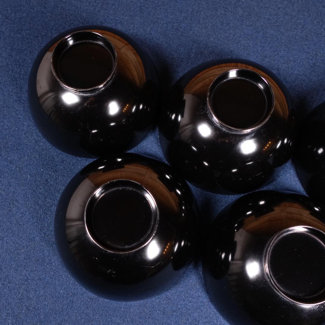 魯山人好の逸品 輪島塗日月椀 5客