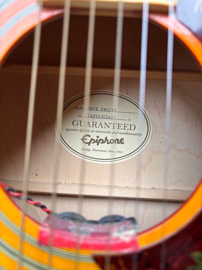 Epiphone アコースティックギター DOVE ハードケース付き