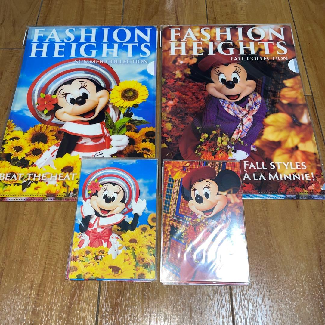 ディズニー　ミニー　クリアファイル　ポストカード