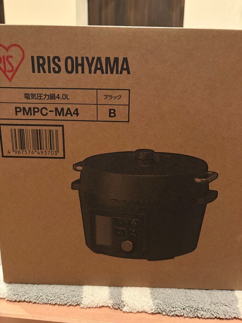 新品未開封IRIS OHYAMA 電気圧力鍋PMPC-MA4 4.0L ブラック