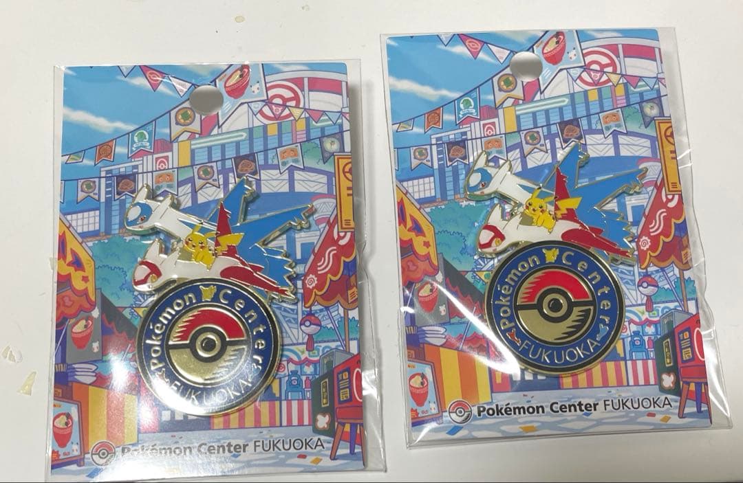 ポケセンフクオカ ロゴピンズ ラティアスラティオス 10個セット 匿名発送