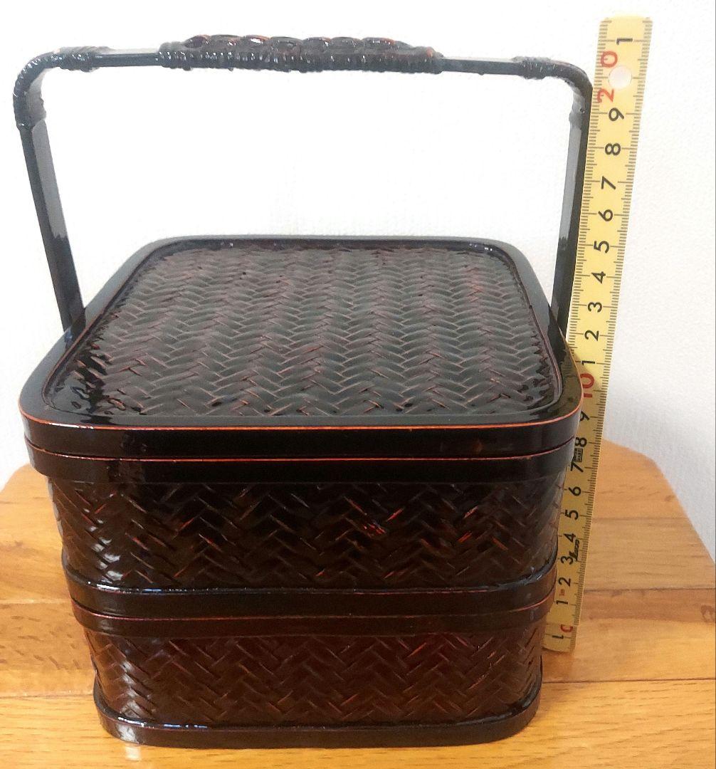 美品　竹細工　お節料理　ランチボックス　裁縫箱　茶籠　和モダン