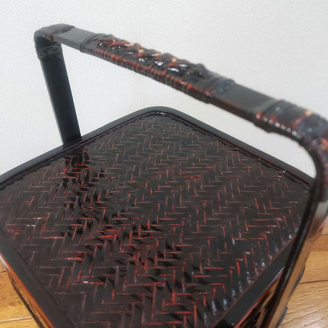 美品　竹細工　お節料理　ランチボックス　裁縫箱　茶籠　和モダン