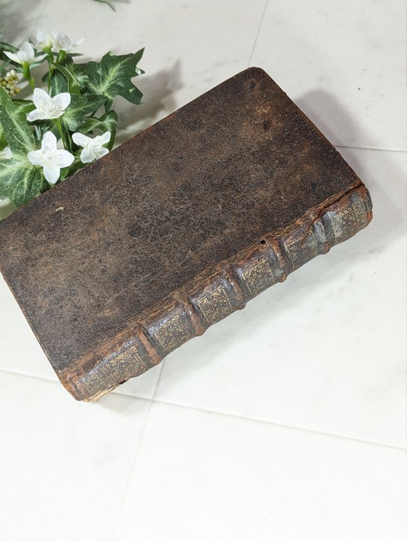 フランス アンティーク 洋書 パスカル パンセ 革装丁