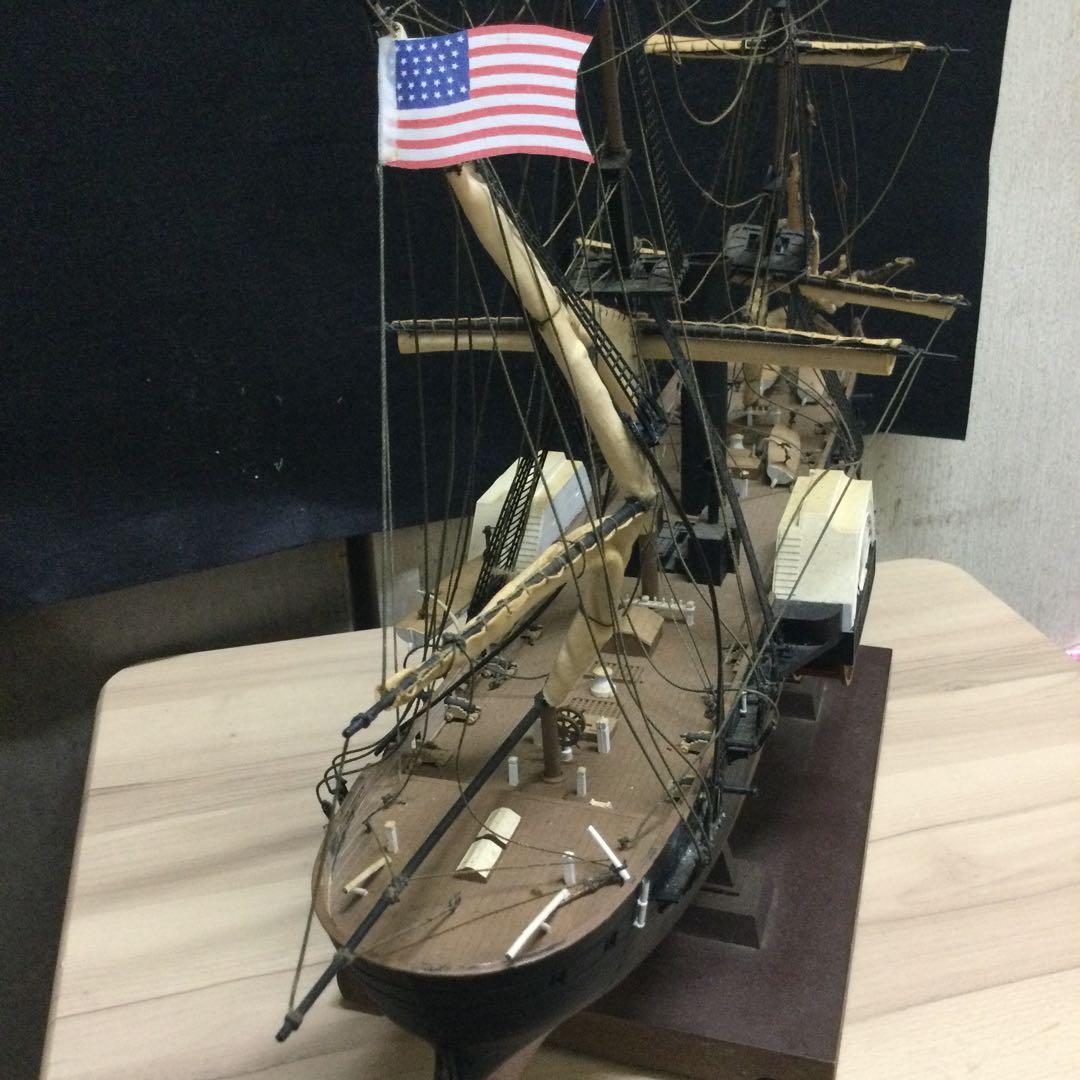 【kw】イマイ製プラモデル1/150 黒船　※ジャンク