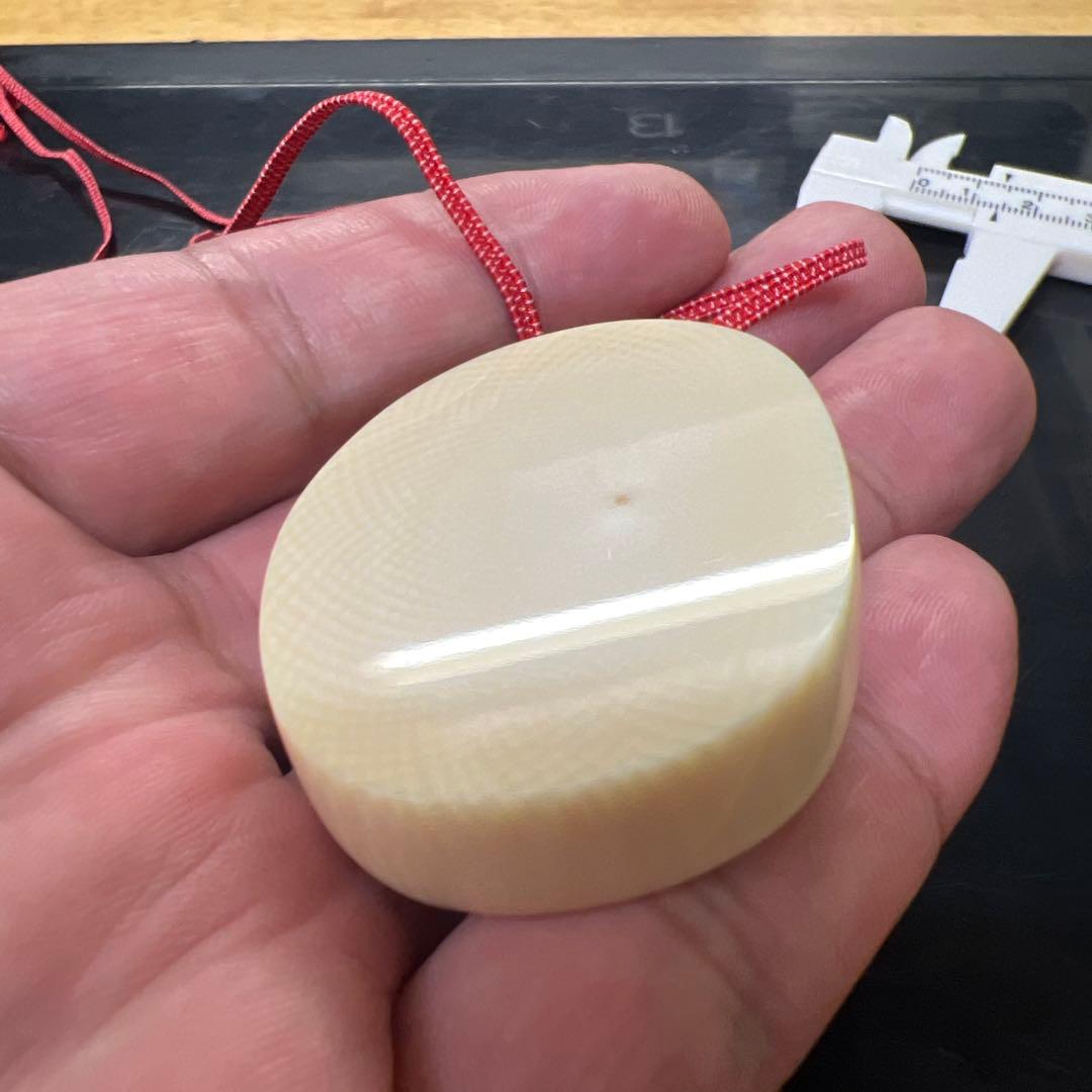 天然素材、鯨の歯風、抹香鯨風、歯類、重さ29g、模様を確認してください