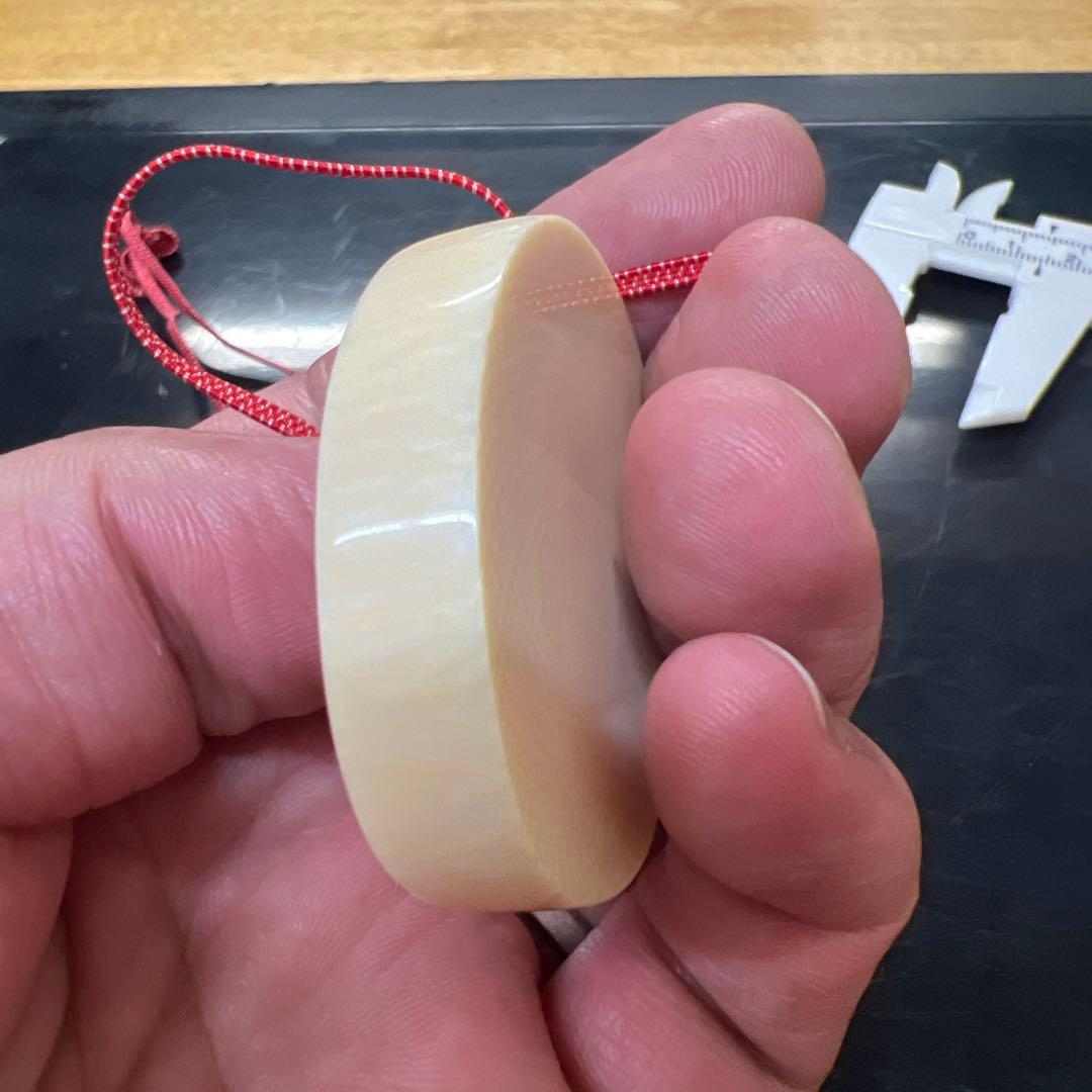 天然素材、鯨の歯風、抹香鯨風、歯類、重さ29g、模様を確認してください