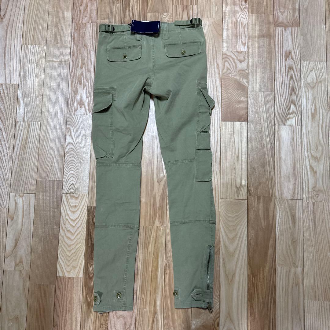 希少 RALPH LAURENカーゴパンツ カーキ ストレッチ　スキニー