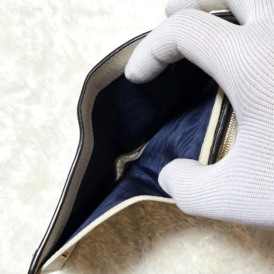 グッチ オフディア 折り財布 レザー シェリーライン