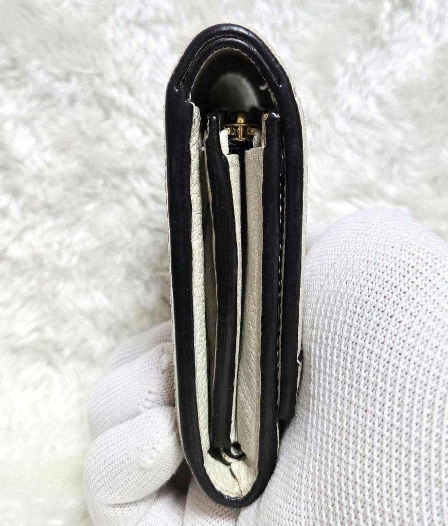 グッチ オフディア 折り財布 レザー シェリーライン