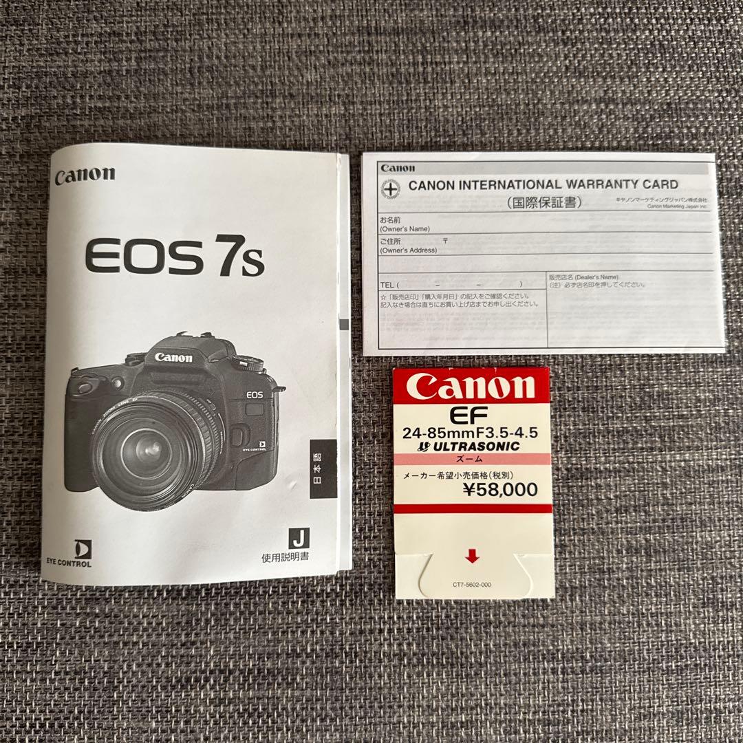 Canon EOS 7s 一眼レフフィルムカメラセット おまけ付き