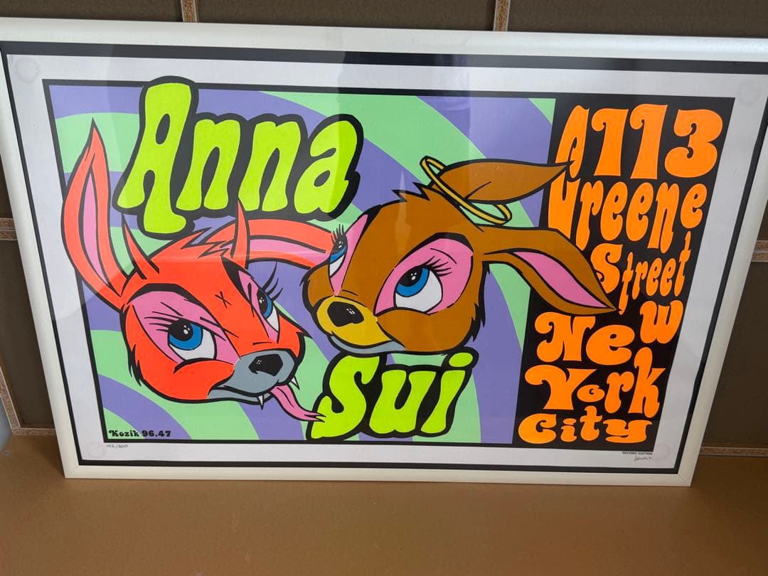 m*y様 Frank Kozik × Anna Suiシルクスクリーンポスターで