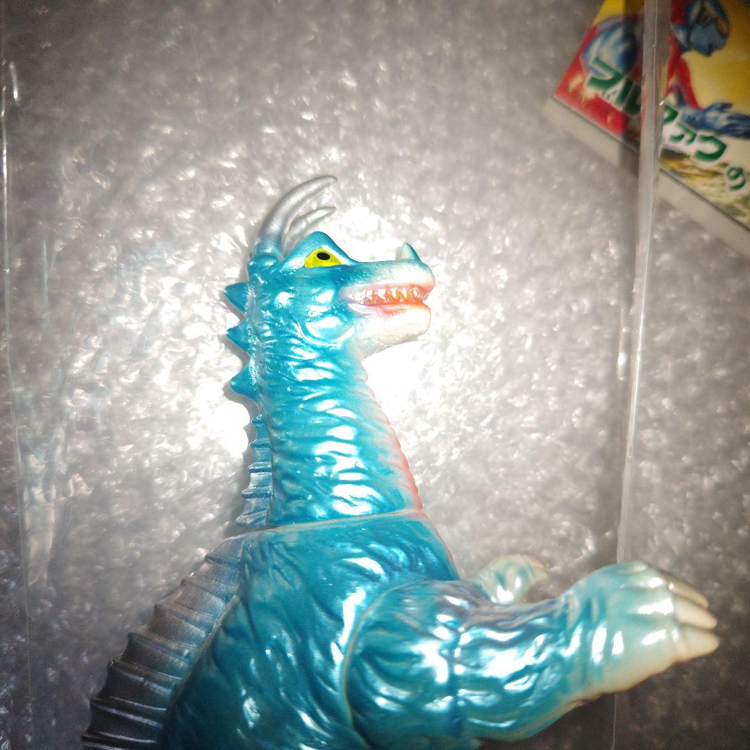 ブルマァク　キングザウルス三世　ソフビ　ブルー　帰ってきたウルトラマン