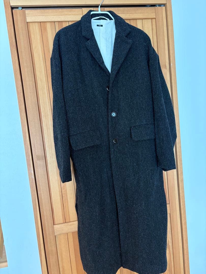 k*i様 ユニヴァーサルティシュ｜ウールヘリンボーンツイードチェスターコート　値