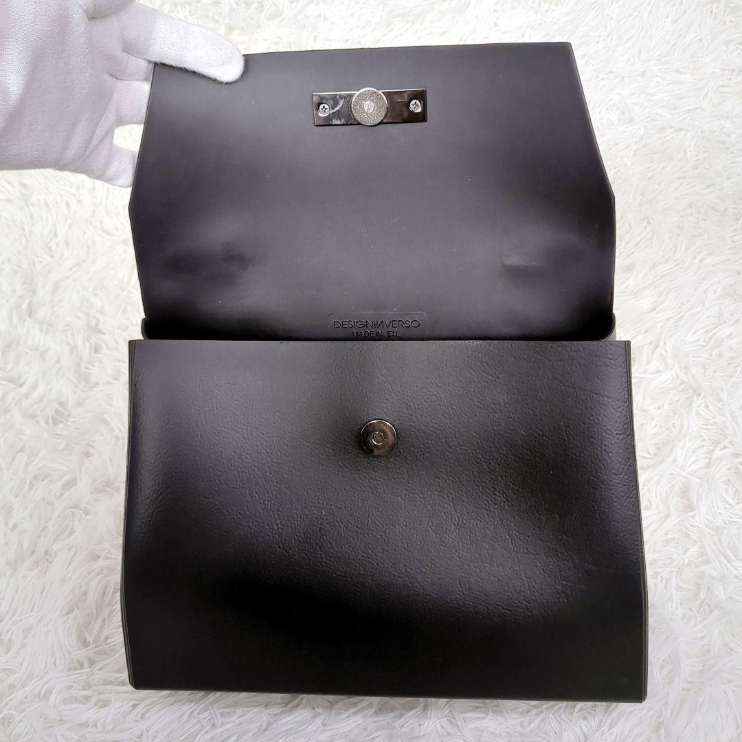 美品✨️ DESIGNINVERSO　ワンハンドルBAG ショルダーバッグ黒