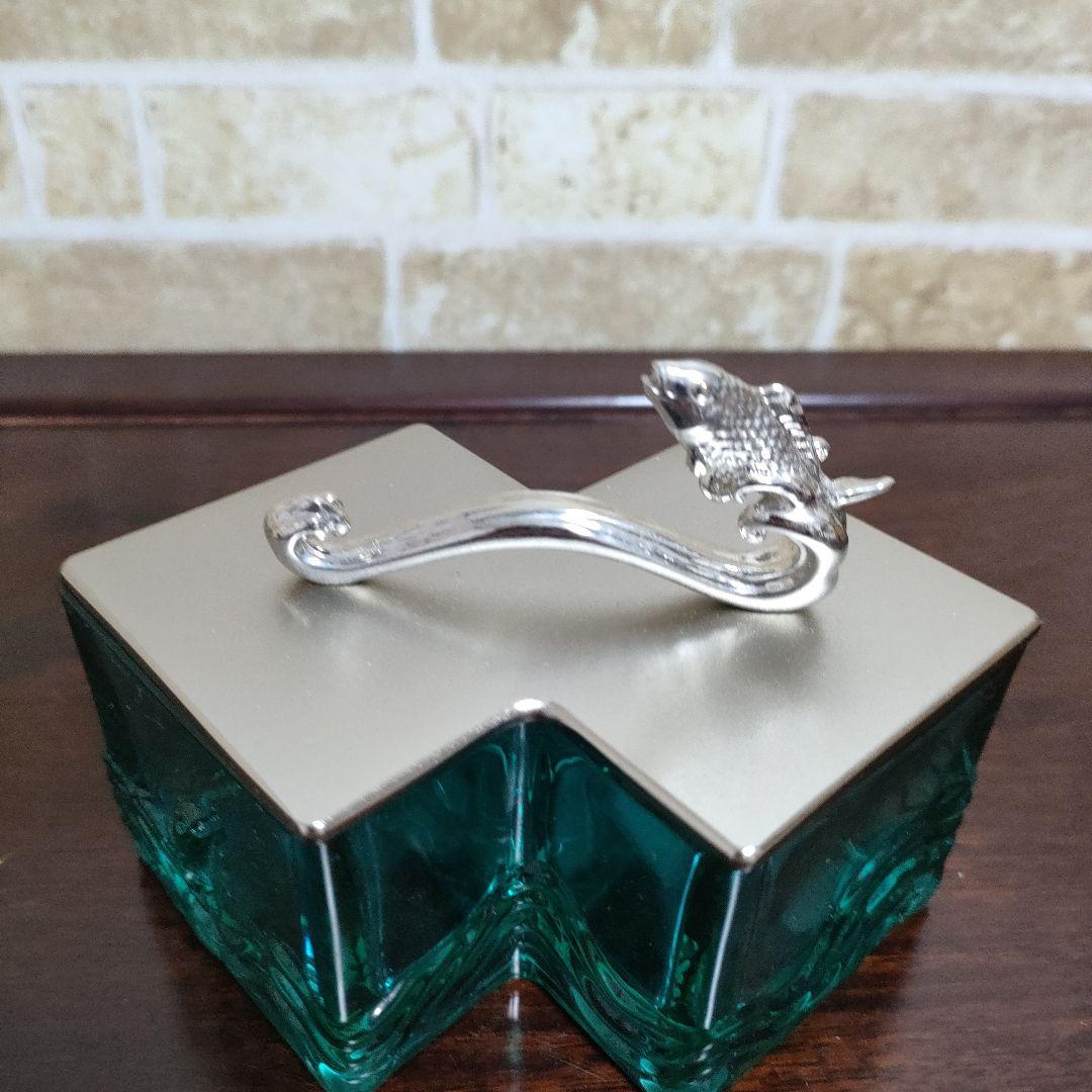 琉園 tittot トリンケットボックス アクセサリーボックス 台湾ガラス工芸品