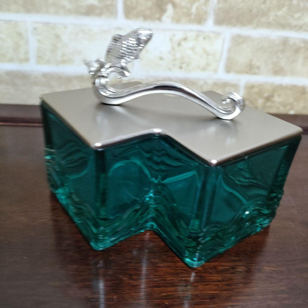 琉園 tittot トリンケットボックス アクセサリーボックス 台湾ガラス工芸品