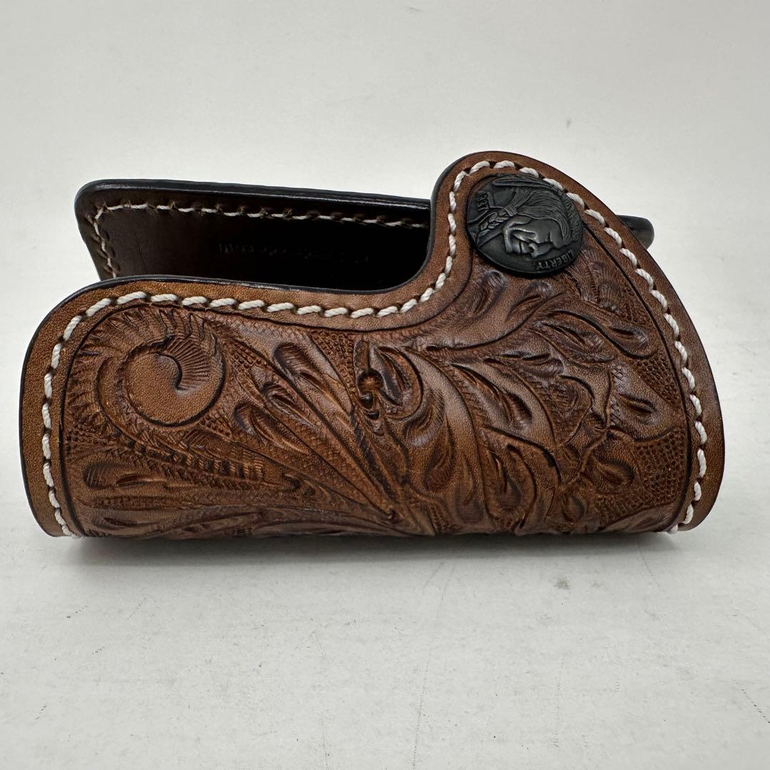 godane ゴダン　キーケース　カービング　レザー