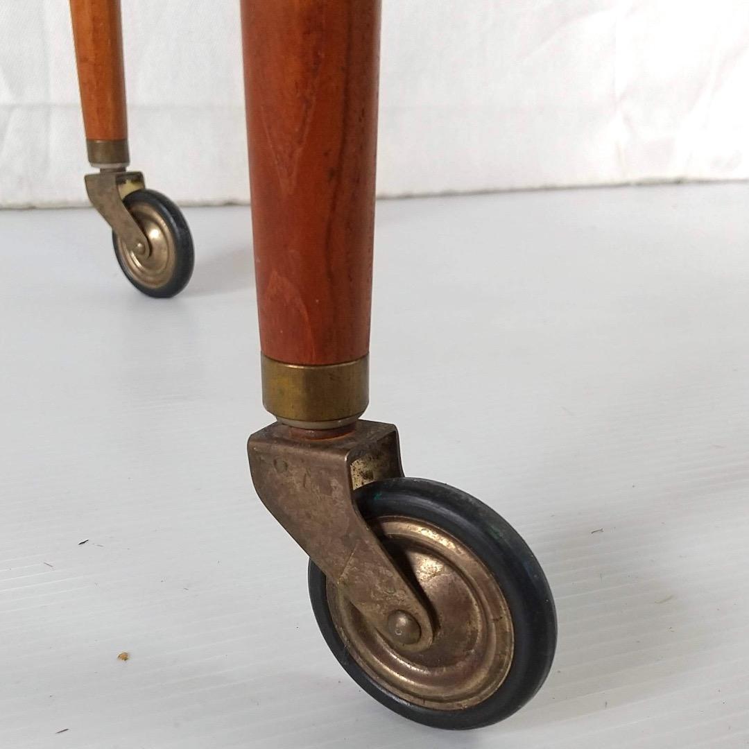 ソーイングワゴン　テーブル　デンマーク　北欧家具　ヴィンテージ