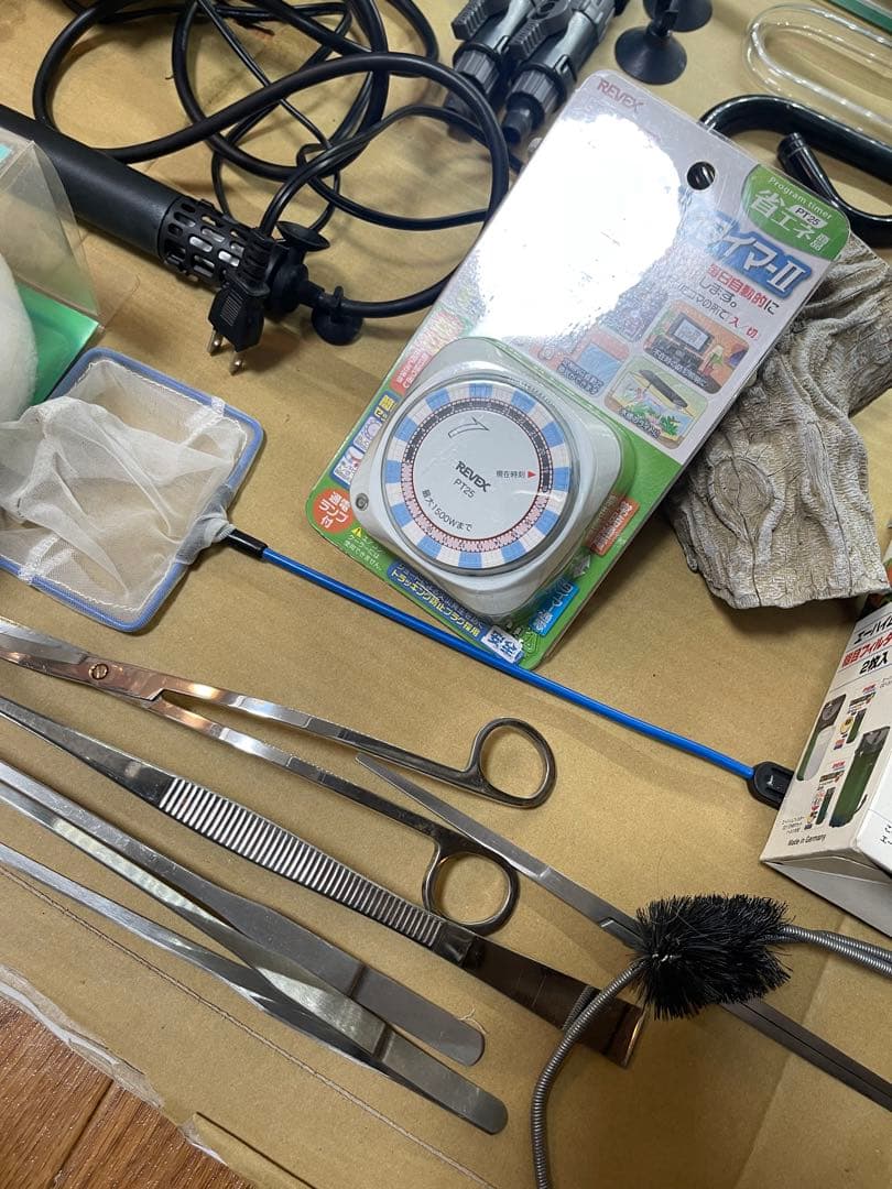 ガラス水槽セット 60cm 外部フィルター LEDライトその他