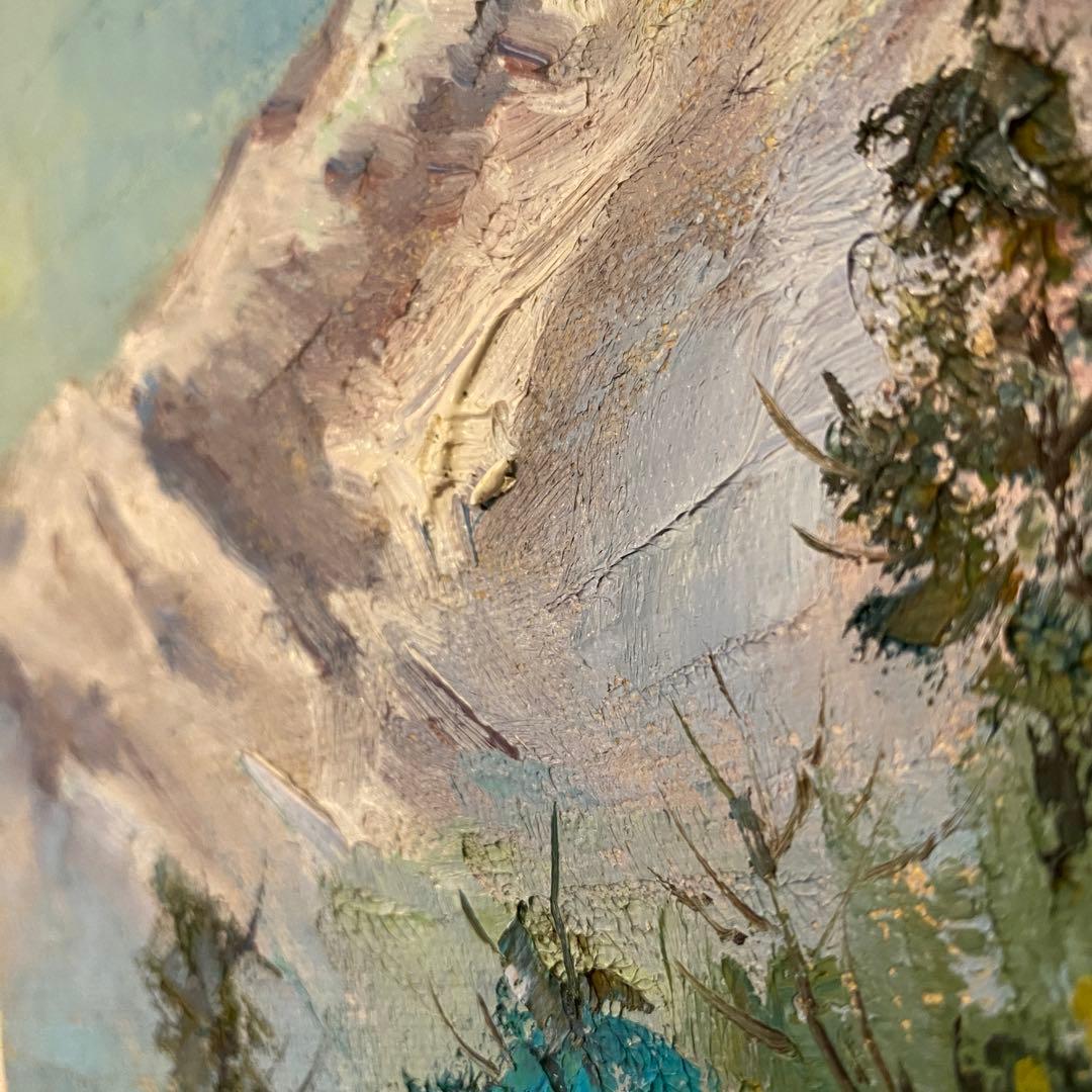 風景画　佐伯　白馬　絵画　日本