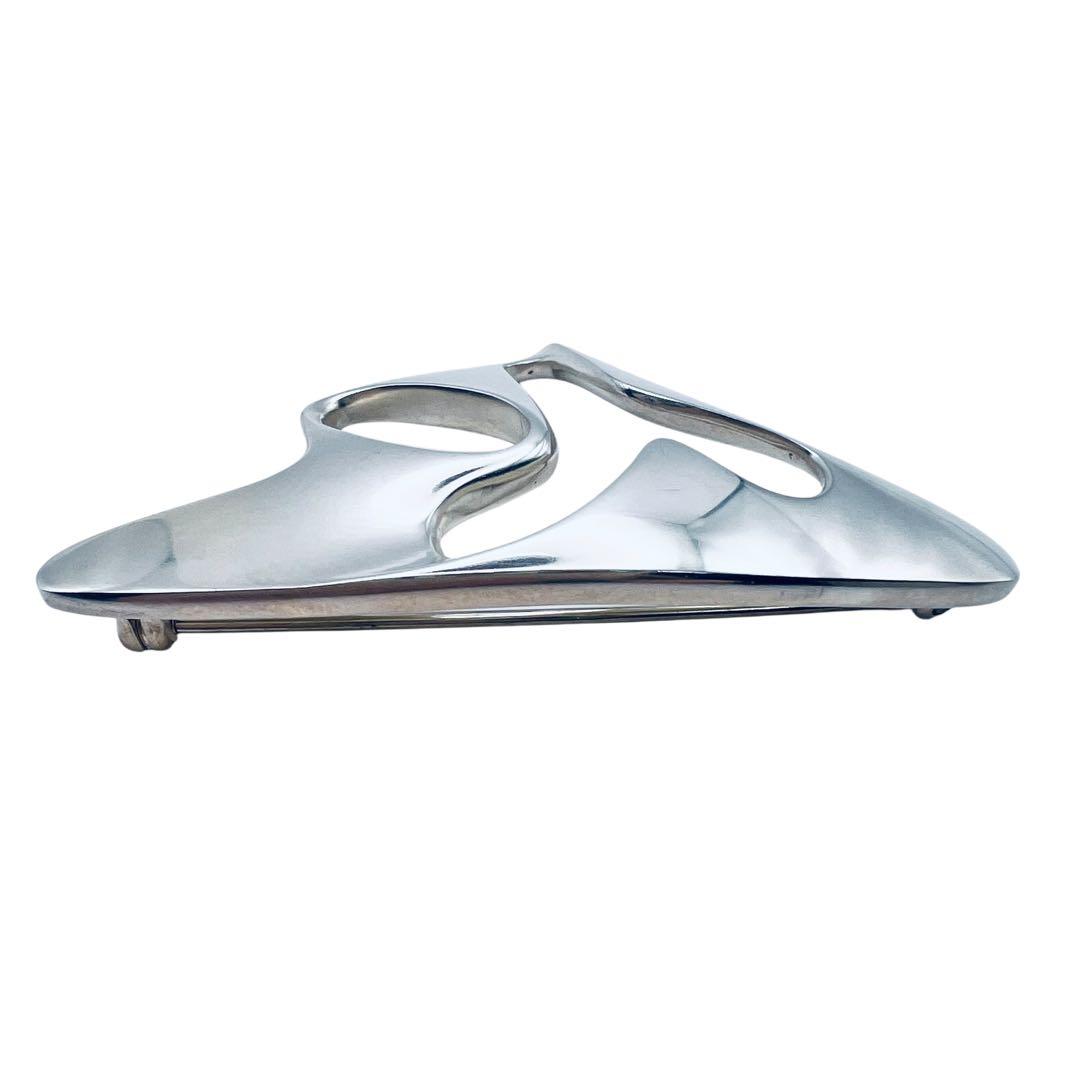 美品✨ジョージジェンセン　325 ヘニングコペル　シルバー　ピンブローチ