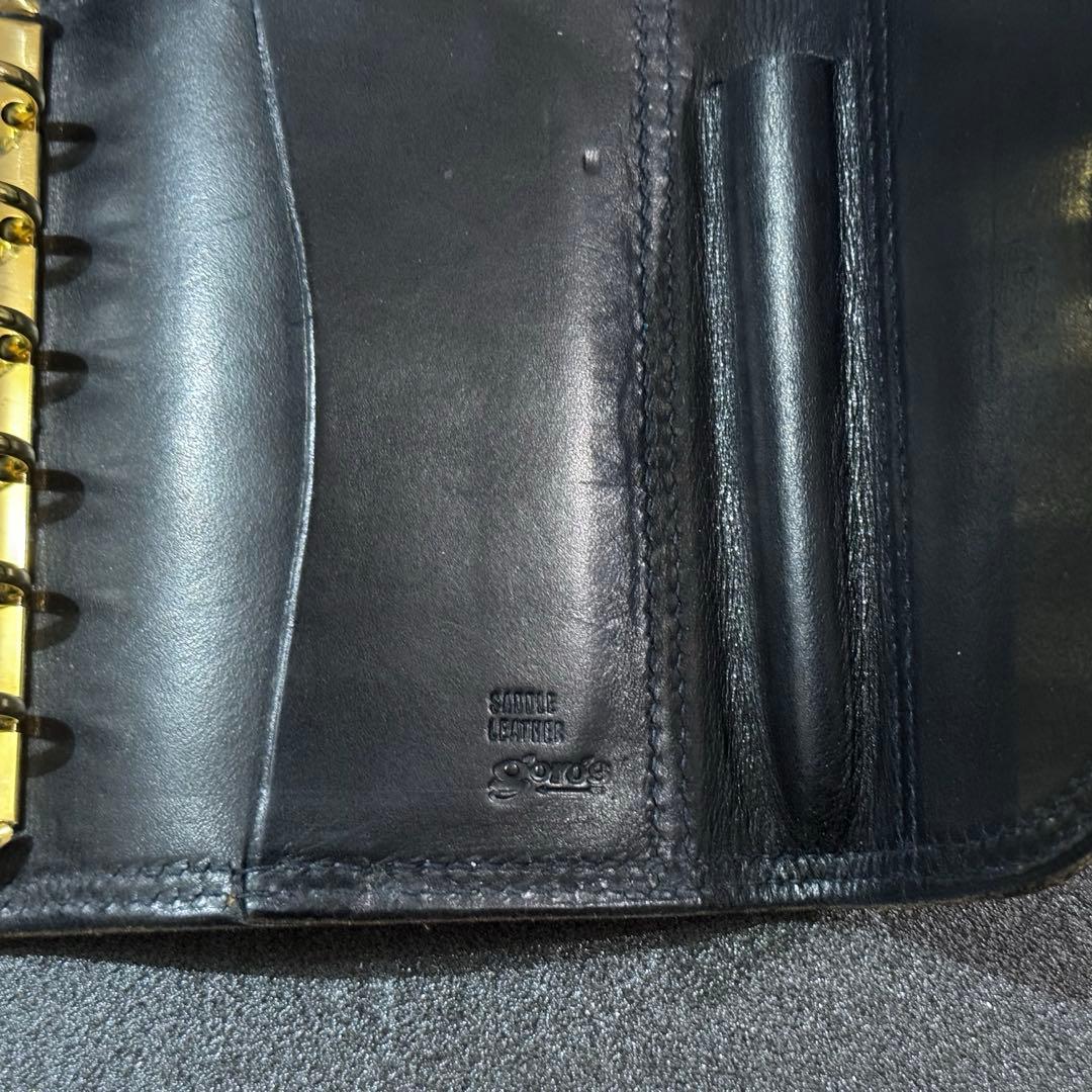 ゴローズ 手帳 システム手帳 goro's BLACK 黒 S 小