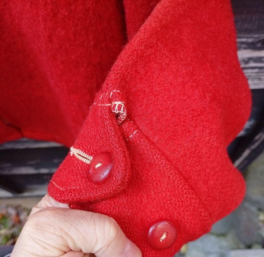 とと[ビンテージ]1950sウールジャケット　モヘア　ロングポイント