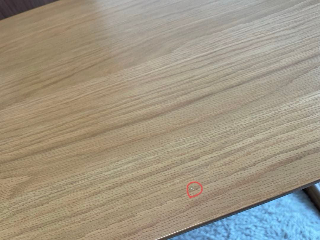 無印良品　リビングでもダイニングでもつかえるテーブル2 オーク材　ローテーブル