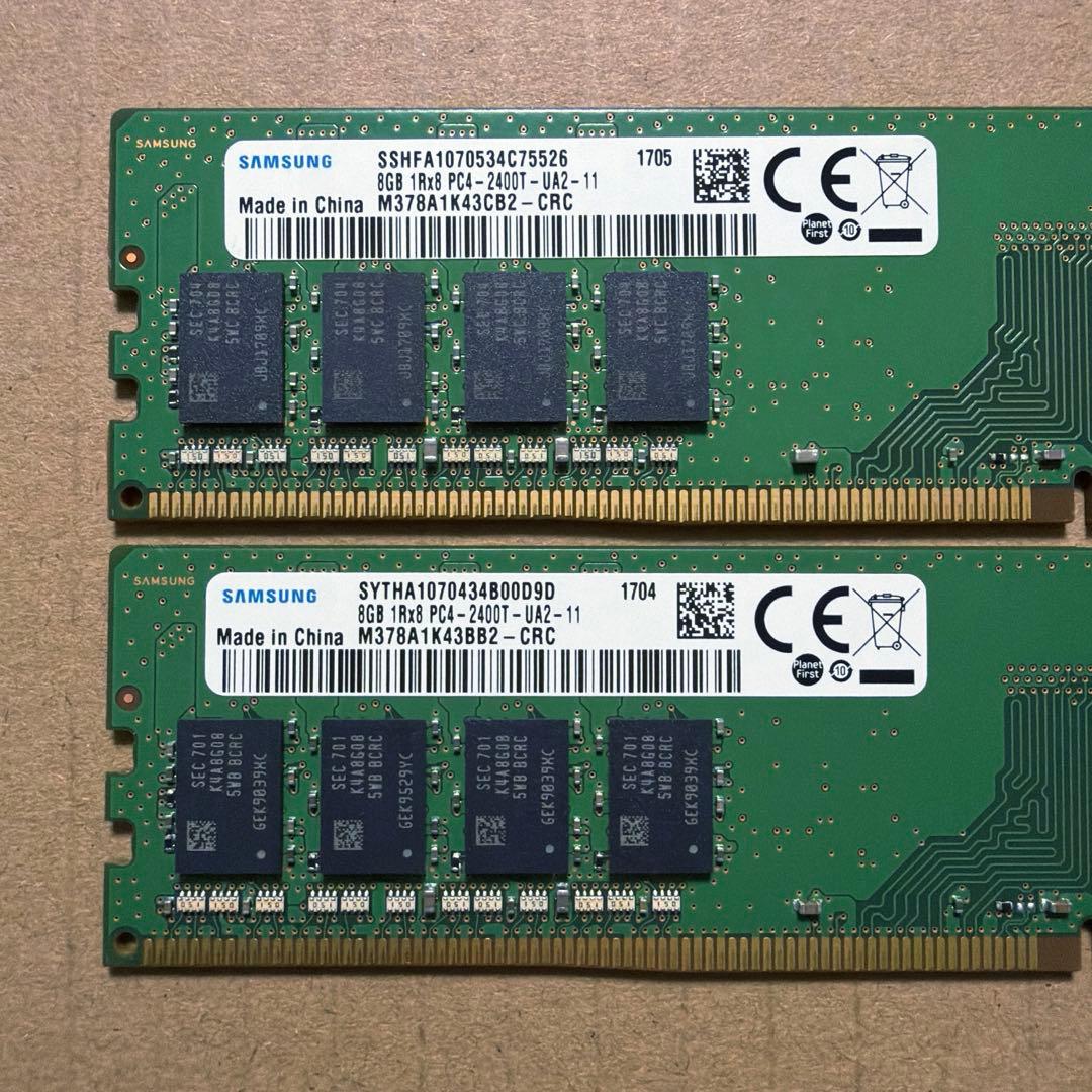 デスクトップ PC メモリ8GBx2(16GB) DDR4 2400