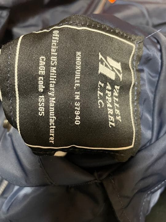 中田商店VALLEYAPPARELバレイアパレルフライトジャケットネイビー