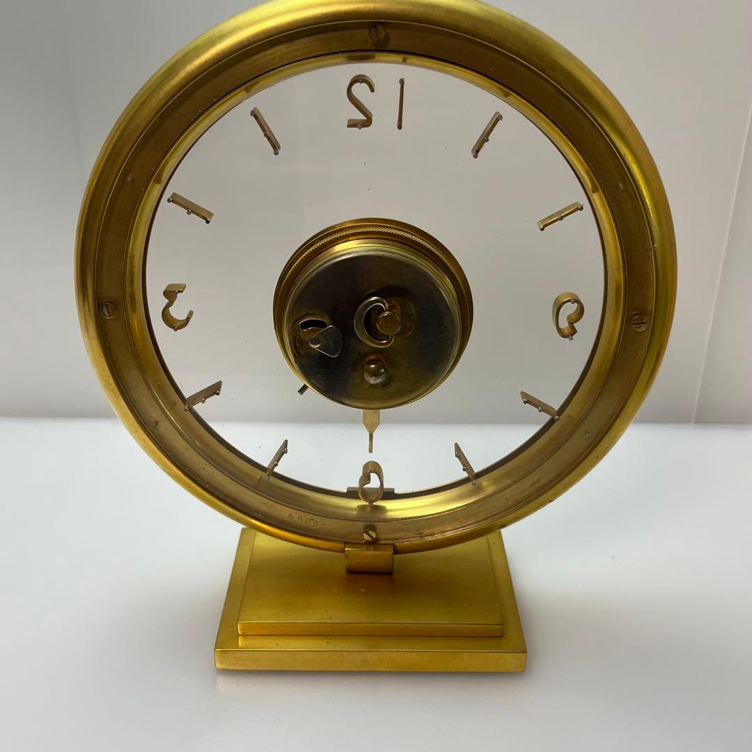 ジャガールクルト ミステリーダイアル 置き時計　1950年代 手巻　8デイズ稼働