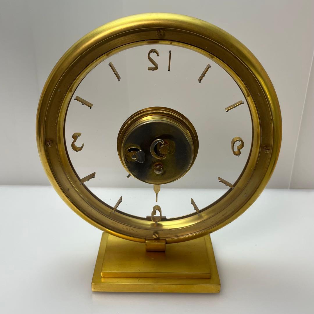 ジャガールクルト ミステリーダイアル 置き時計　1950年代 手巻　8デイズ稼働